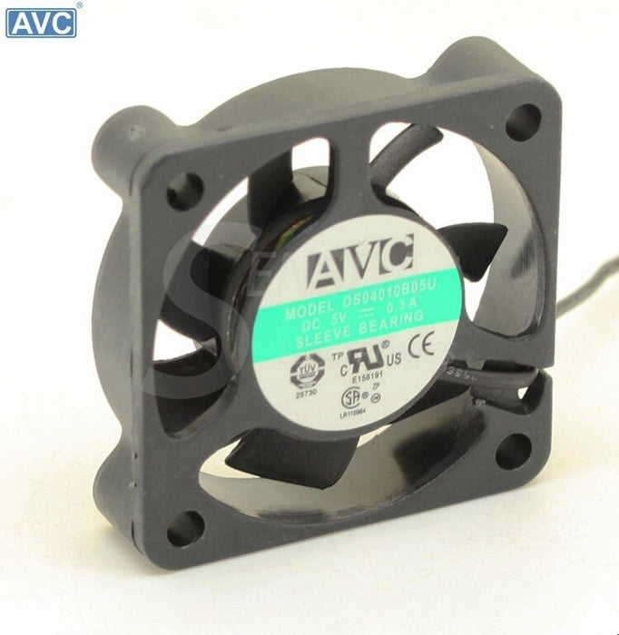 AVC DS04010B05U 40x40x10mm 5V DC 0.3A Axial Cooling Fan