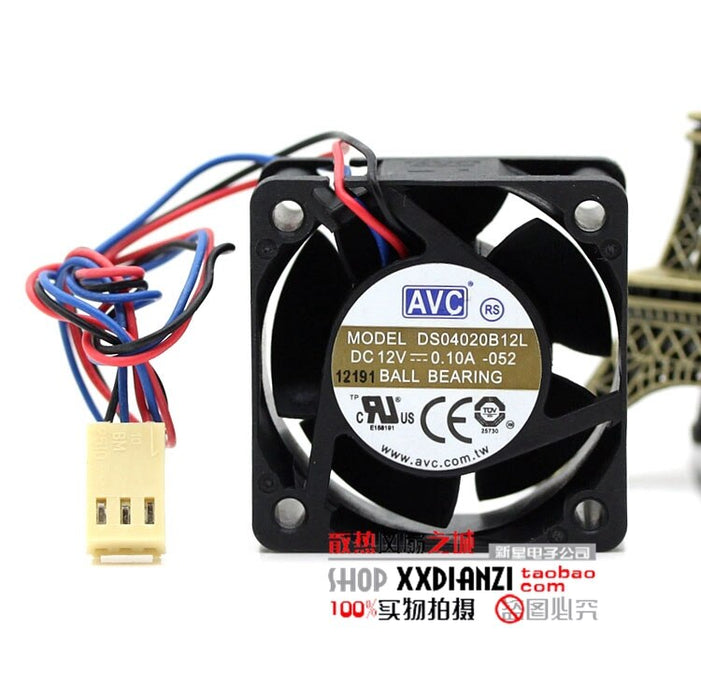 AVC DS04020B12L 12V DC 0.1A Axial Cooling Fan