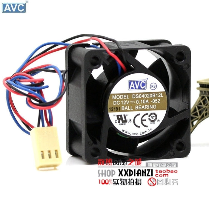 AVC DS04020B12L 12V DC 0.1A Axial Cooling Fan
