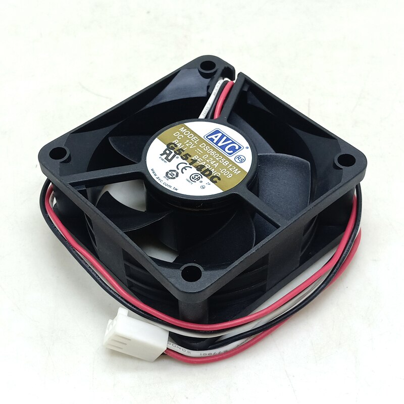 AVC DS06025B12M 60x60x25mm 12V DC 0.24A Axial Cooling Fan