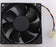 AVC DS08025R12U 80x80x25mm 12V DC 0.70A 4-Wire Axial Cooling Fan