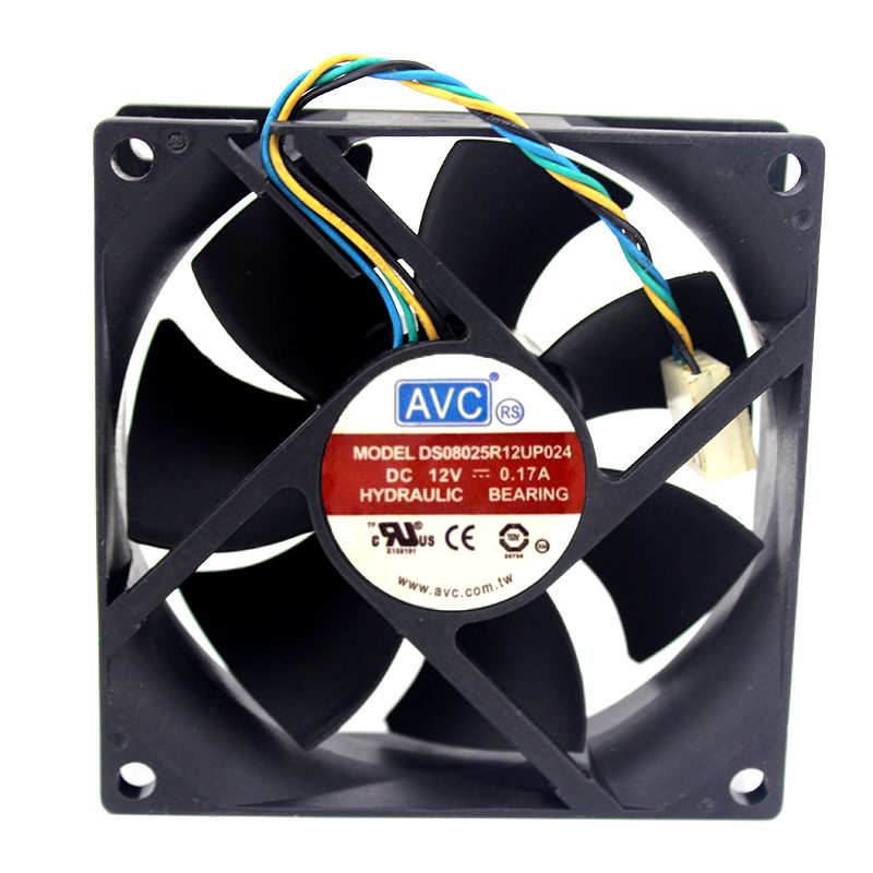 AVC DS08025R12UP024 12V DC 0.17A Axial Cooling Fan