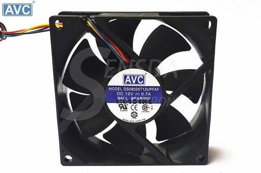 AVC DS08025T12UPFAF 80x80x25mm 12V DC 0.7A Axial Cooling Fan