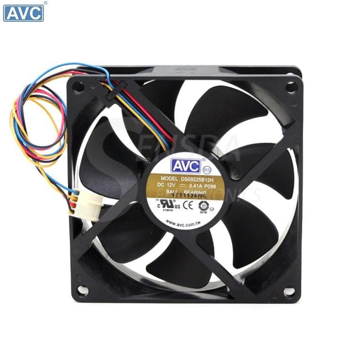 AVC DS09225B12H 92x92x25mm 12V DC 0.41A Axial Cooling Fan