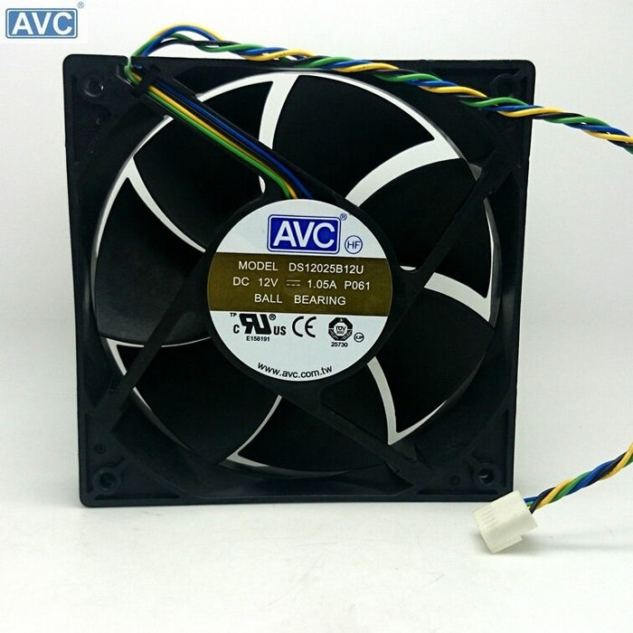 AVC DS12025B12U 120x120x25mm 12V DC 1.05A Axial Cooling Fan