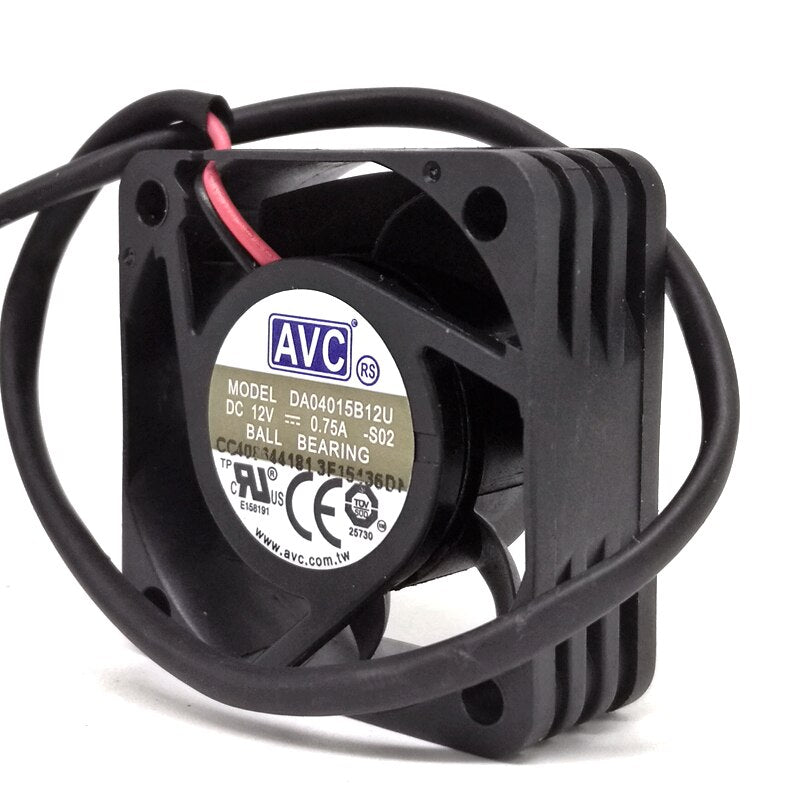 AVC Da04015b12u 40x40x15mm 12V DC Industrial Cooling Fan