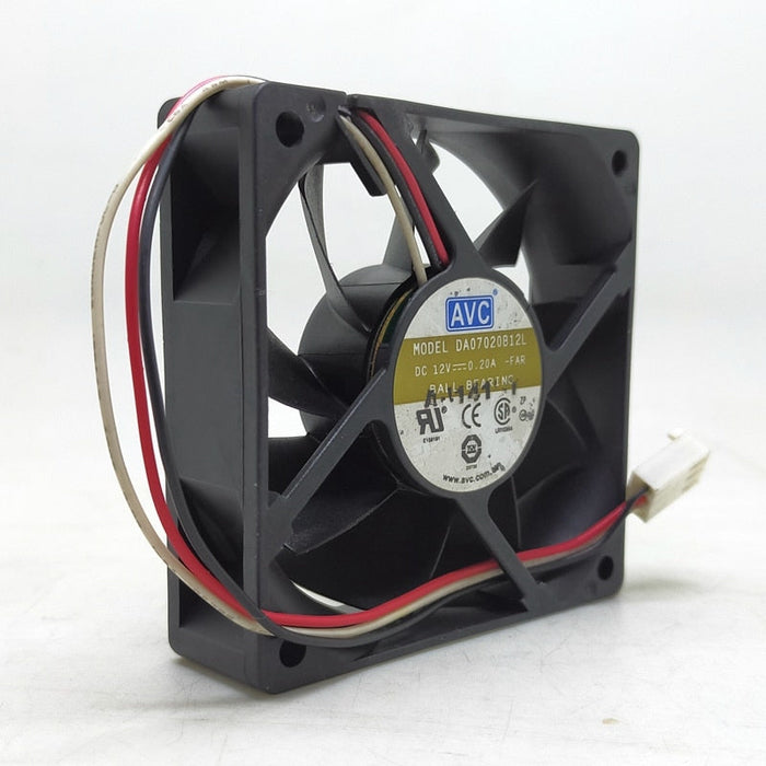 AVC Da07020b12l 70x70x20mm 12V DC Industrial Cooling Fan