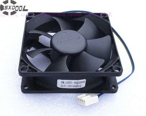 AVC F128025SU 80x80x25mm 12V DC 0.40A 4-Wire Axial Cooling Fan