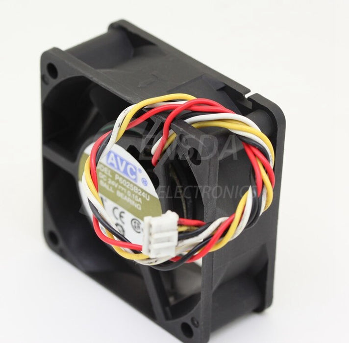AVC P6025B24U 60x60x25mm 24V DC 0.15A Axial Cooling Fan