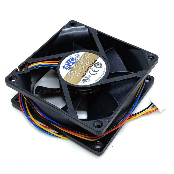 AVC ds07025b12u 70x70x25mm 12V DC Axial Cooling Fan