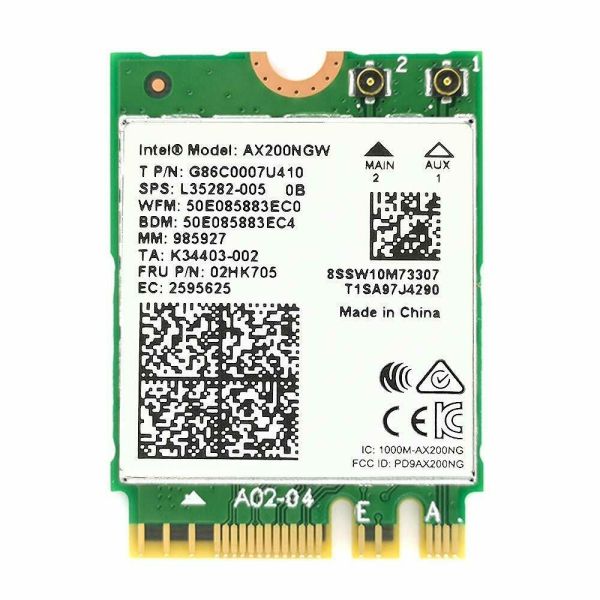 AX200NGW - Intel Wireless Card Alienware
