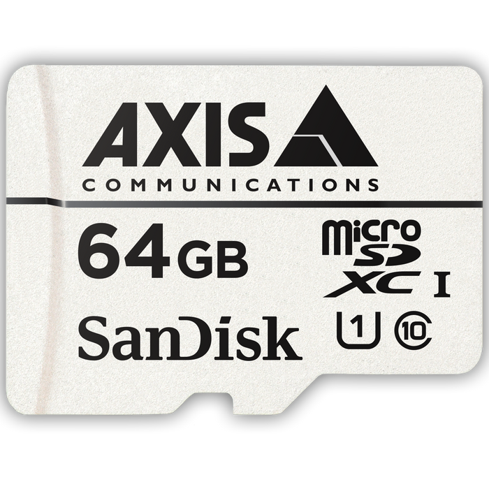 AXIS 64 GB 10 Pieces Surveillance MicroSDXC Card (5801-961)