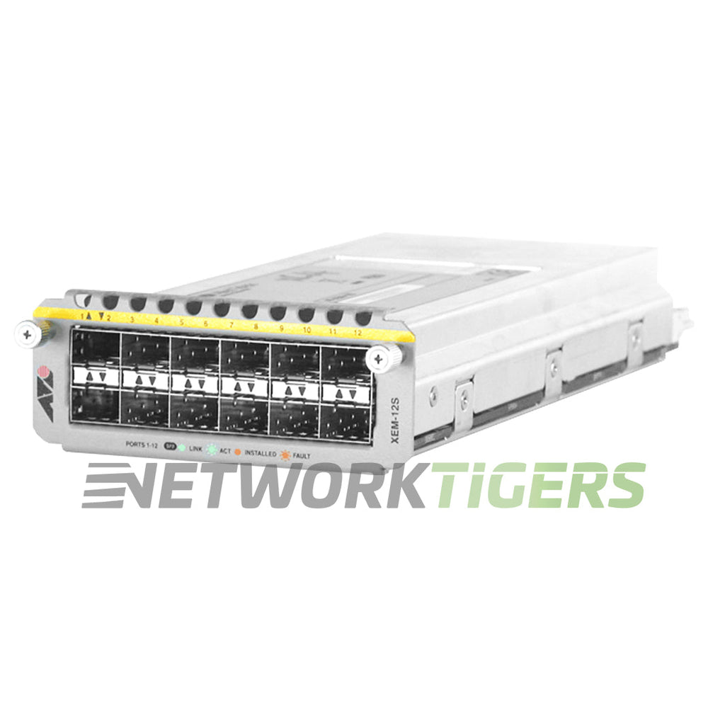 Allied Telesis AT-XEM-12S XEM Series 12x 1GB SFP Switch Module