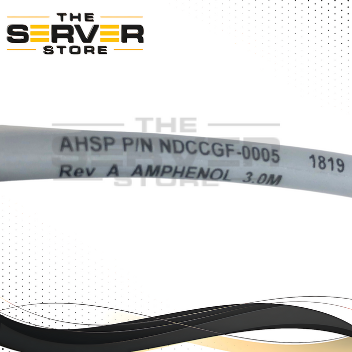 (LOT OF 10) Amphenol 10G/25G SFP+ SFP28 DAC 3m Twinax Cable NDCCGF-0005