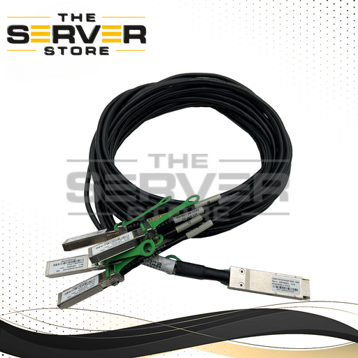 Amphenol AHSP 3M 100GB QSFP+ to 4xSFP+ 100GbE to 4x25GbE DAC Splitter NDAQGF-0003