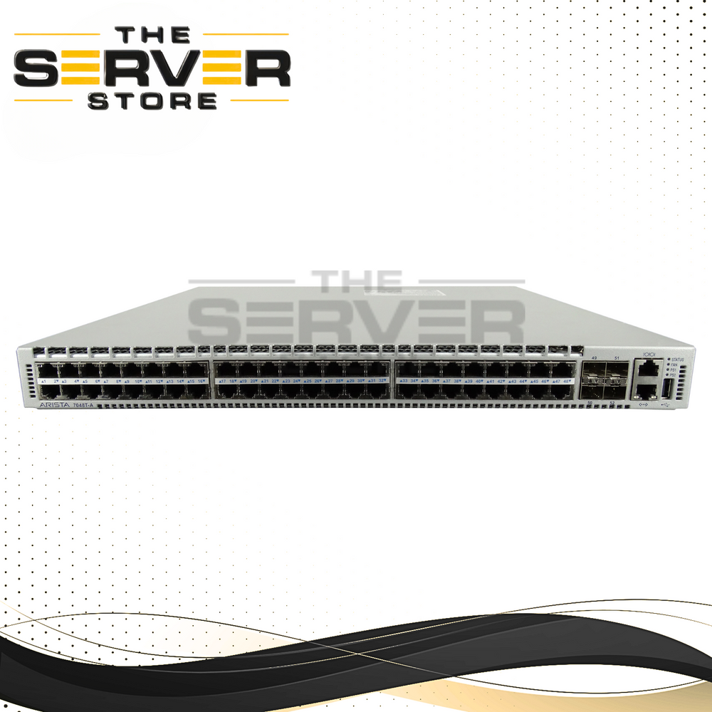 Arista 7048-A Series 48P 1GbE RJ45 + 4x 10GBE SFP+ Gigabit Switch DCS-7048T-A-R