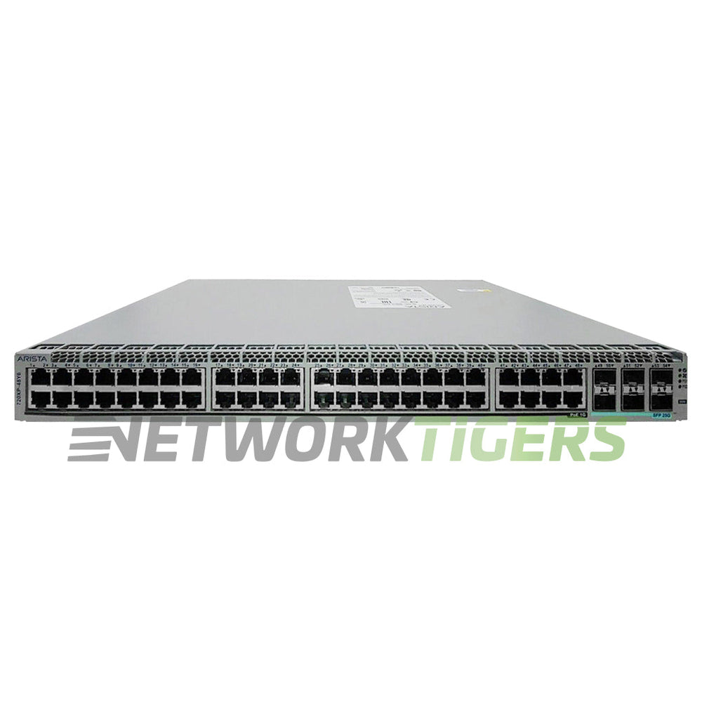 Arista CCS-720XP-48Y6-2F 48x 1GB PoE RJ45 6x 25GB SFP28 F-B Switch