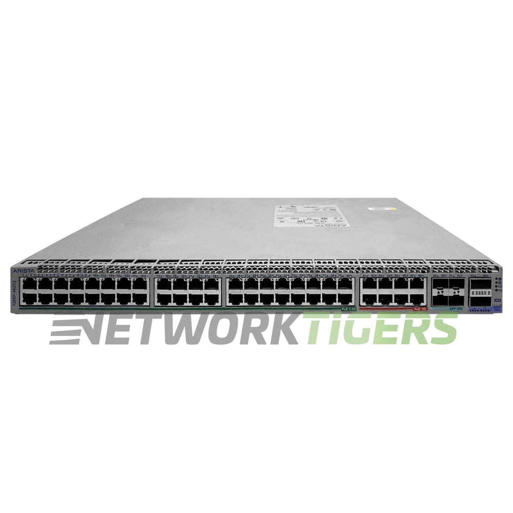 Arista CCS-720XP-48ZC2-F 48x MultiGB PoE RJ45 4x SFP+ 2x QSFP28 F-B Switch