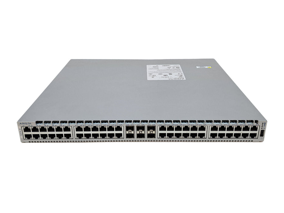 Arista DCS-7020TR-48 Ethernet Switch 6x SFP+ 1/10GE 4x Airflow Fans Rear to Front DCS-7020TR-48-R