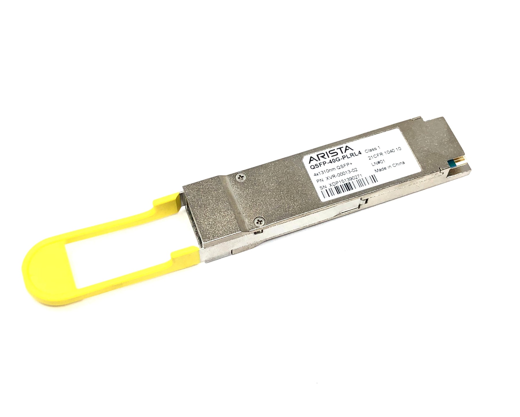 Arista QSFP-40G-PLRL4 40GBASE-PLRL4 1310nm  QSFP+ 1KM MTP/MPO Transceiver (XVR-00013-02)