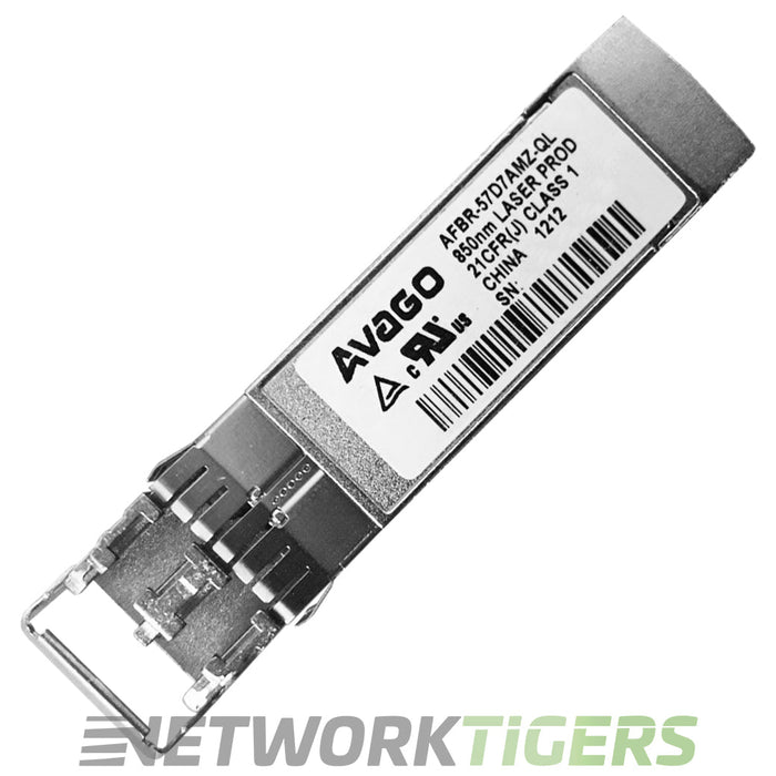 Avago AFBR-57D7AMZ-QL 8GB Fibre Channel 850nm SR MMF 300m SFP+ Transceiver