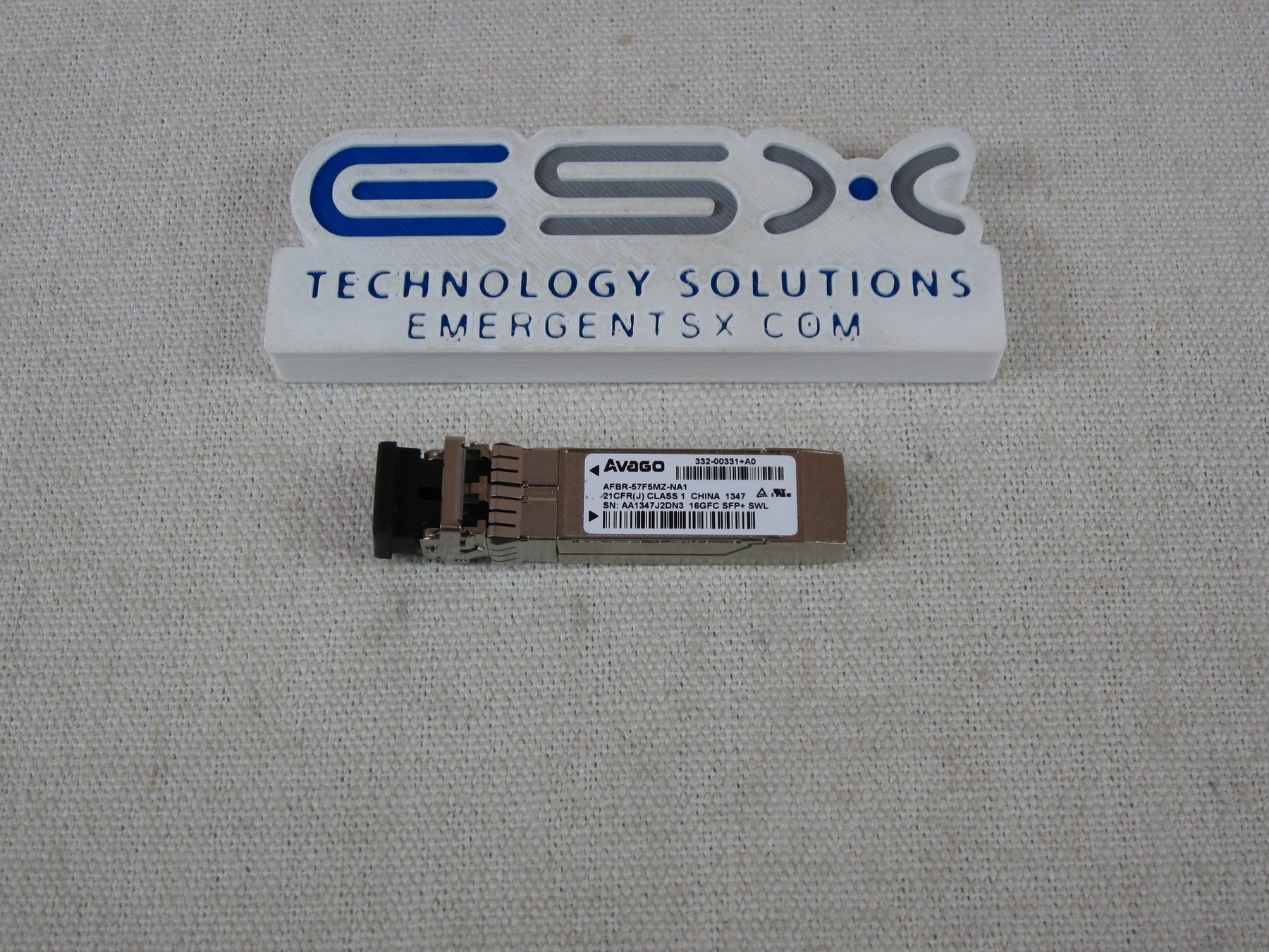 Avago AFBR-57F5MZ-NA1 16Gb/s SW SFP+ Fiber Optic Transceiver Module