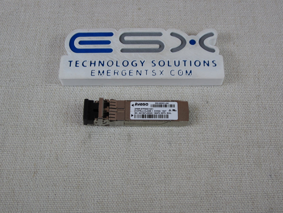 Avago AFBR-57F5MZ-NA1 16Gb/s SW SFP+ Fiber Optic Transceiver Module