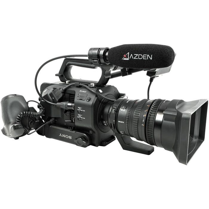 Azden Professional Compact Cine Mic with XLR Pigtail Output