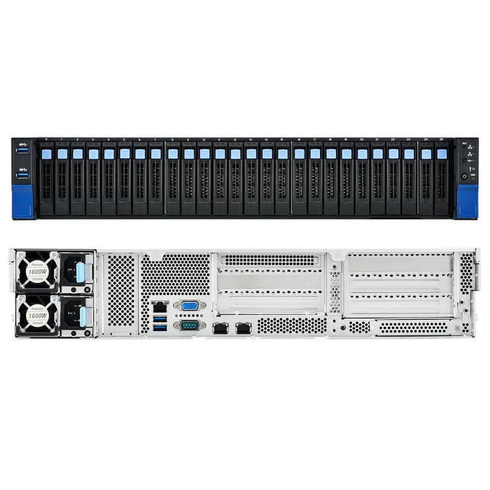 Tyan B8056T70AE26HR-2T-HE-TU 2U1S NVMe U.2 Titanium CRPS Storage Server