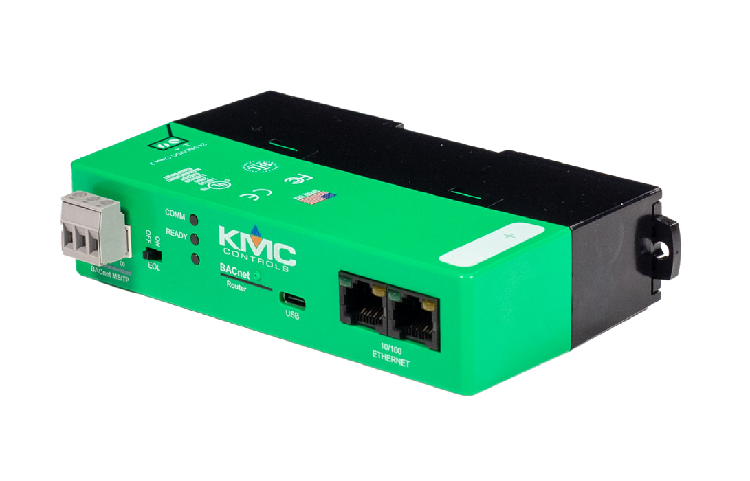 BAC-5051AE | Router: BACnet, IP/Dual Enet/Single MSTP | KMC
