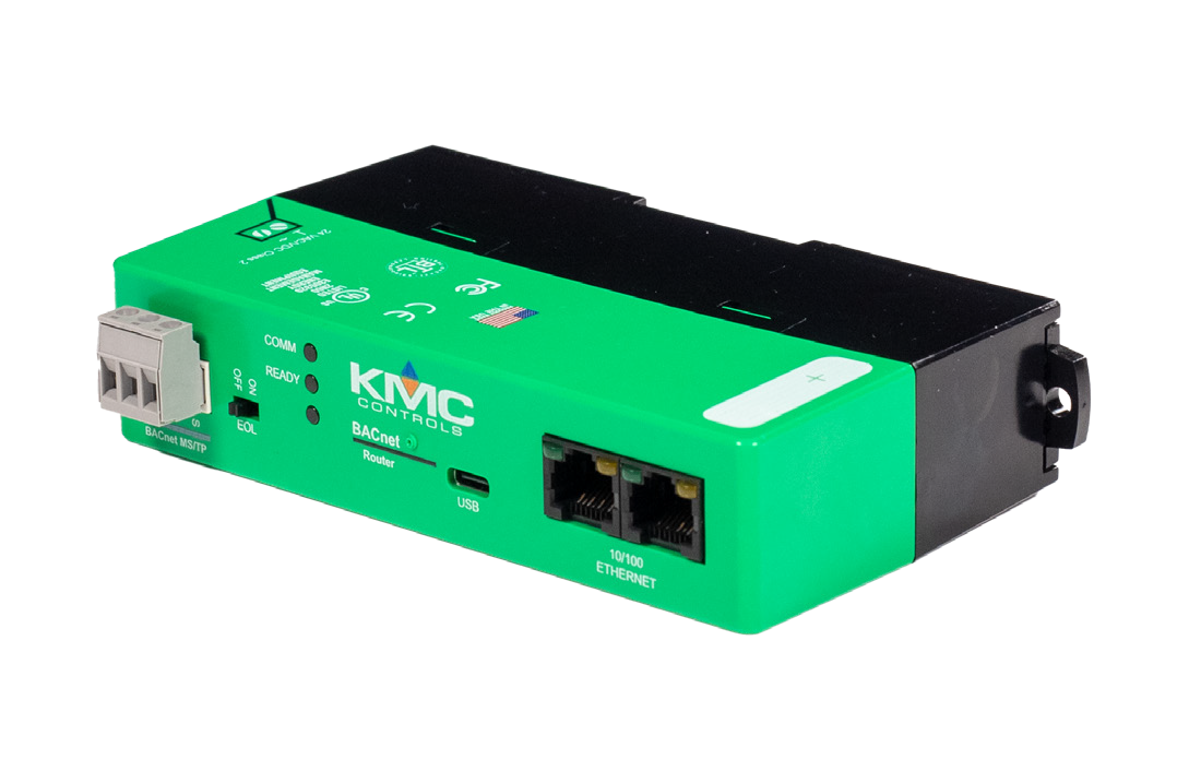 BAC-5051AE | Router: BACnet, IP/Dual Enet/Single MSTP | KMC