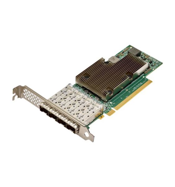 BCM957504-P425G - Broadcom Quad-Port 25/10GbE SFP28 PCI-Express 4.0 x16 High Profile Network Adapter
