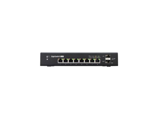 BE650GZD6T - Ubiquiti EdgeSwitch 8 - switch - 8 ports - managed - rack-mounta (UBI-ES-8-150W)