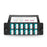 FHD BIDI Fiber TAP Cassette, OM4 Multimode, 6 x LC Duplex Live Ports, 6 x LC Duplex TAP Ports