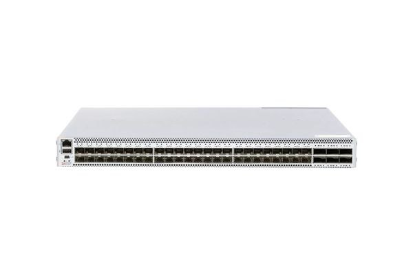 BR-SLX-9140-48V-DC-F - Brocade SLX 9140 Series 48-Ports 1/10/25GBASE-X SFP28 Layer 3 Rack-mountable Managed Front-to-back Airflow Network Switch with 6-Ports QSFP28