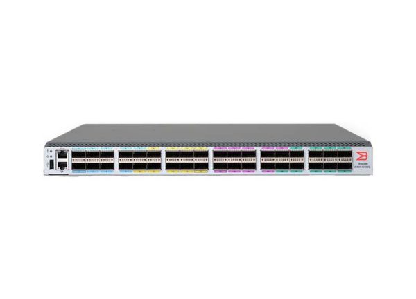 BR-VDX6940-36Q-AC-R - Brocade VDX 6940 36-Ports 40GbE QSFP+ Layer 3 1U Rack-mountable Back-to-front Airflow Network Switch