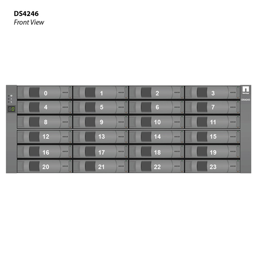 Netapp Ds4246 Expansion Shelf 24X 6Tb 7.2K Nl-Sas Hdd (X316A-R6) | DS4246-07A1-24A-QS-R6