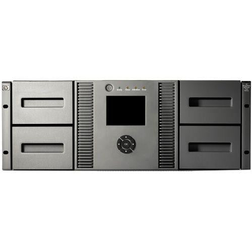 AJ818A - HP StorageWorks MSL4048 Tape Library 2 Drive 48 Slot 38.4TB Native 76.8TB Compressed SCSI Network USB