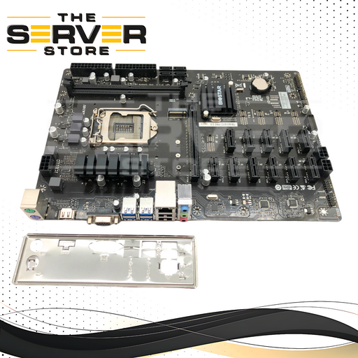 Biostar TB360-BTC PRO 2.0 LGA 1151-V2 12x PCIe GPU Crypto Mining Motherboard