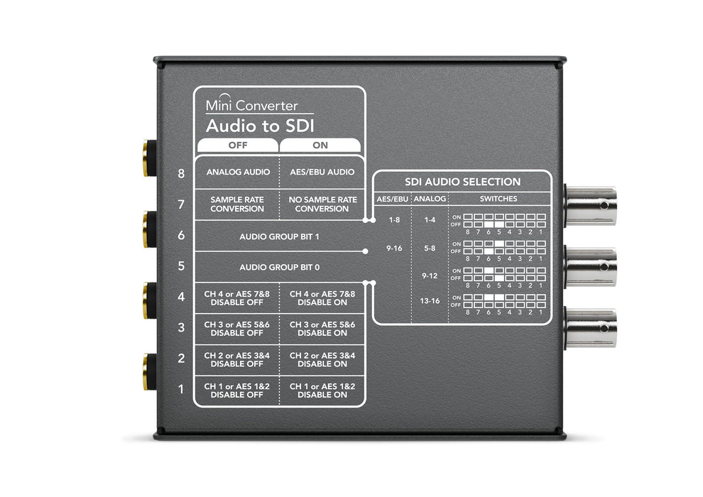 Blackmagic Design Mini Converter - Audio to SDI