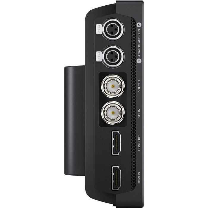 Blackmagic Design Video Assist 7'' 12G HDR & Azden Professional Compact Cine Mic with Mini-XLR Output Bundle
