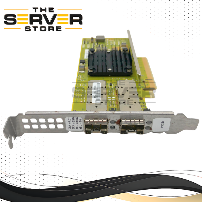 Broadcom Dual-Port 25 Gb/s or 10 Gb/s Ethernet PCI Express Gen3 x8 OCP 3.0 Network Interface Card (NIC) with High Profile Bracket. P/N: BCM957304A3041C.