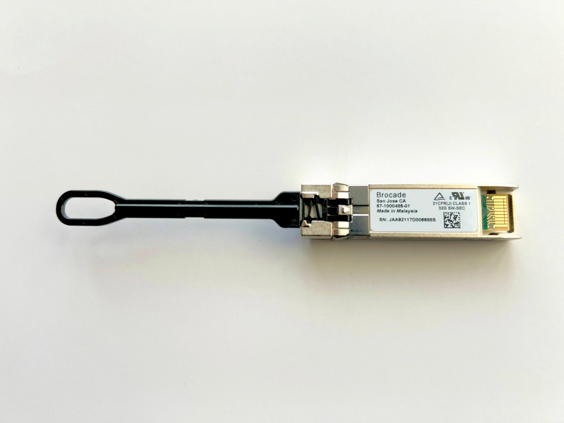 Brocade 57-1000485-01 / XBR-000412 32G FC SWL SFP+ — 850nm MMF LC, Refurbished