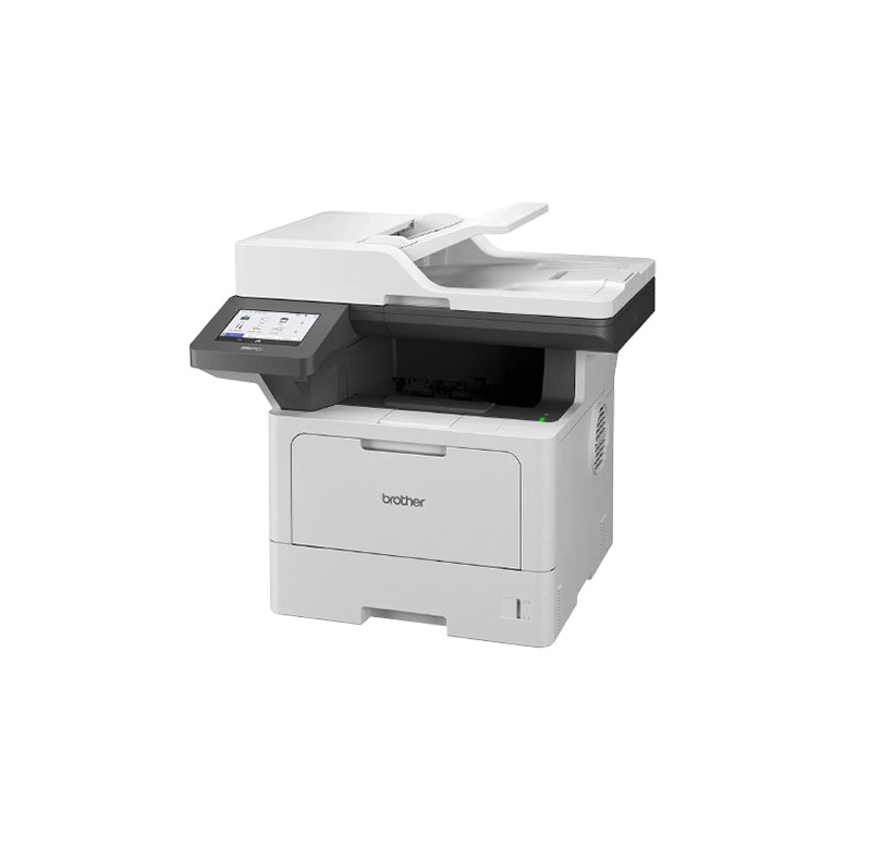 Brother 1200 x 1200 dpi 50 ppm USB, Ethernet, Wi-Fi Automatic Duplex Printing 5-inch Touch Screen LCD Display Desktop Monochrome Laser Multifunction Printer - MFC-L5915DW