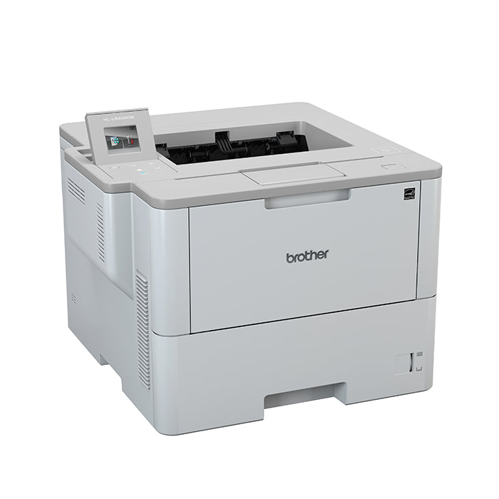 Brother 1200 x 1200 dpi 52 ppm USB, Ethernet, Wi-Fi Automatic Duplex Printing 1.8-inch Touch Screen LCD Display Desktop Monochrome Laser Printer - HL-L6400DW