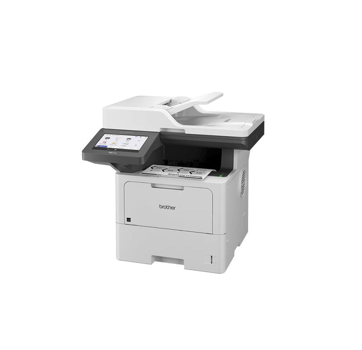 Brother 1200 x 1200 dpi 52 ppm USB, Ethernet, Wi-Fi Automatic Duplex Printing 7-inch Touch Screen LCD Display Desktop Monochrome Laser All-in-One Printer - MFC-L6810DW