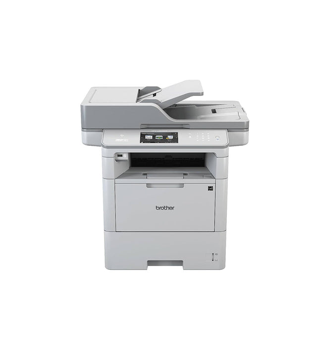 Brother 1200 x 1200 dpi 52 ppm USB, Ethernet, Wi-Fi Duplex Printing 4.85-inch Touch Screen LCD Display Desktop Monochrome Laser All-in-One Printer - MFC-L6900DW