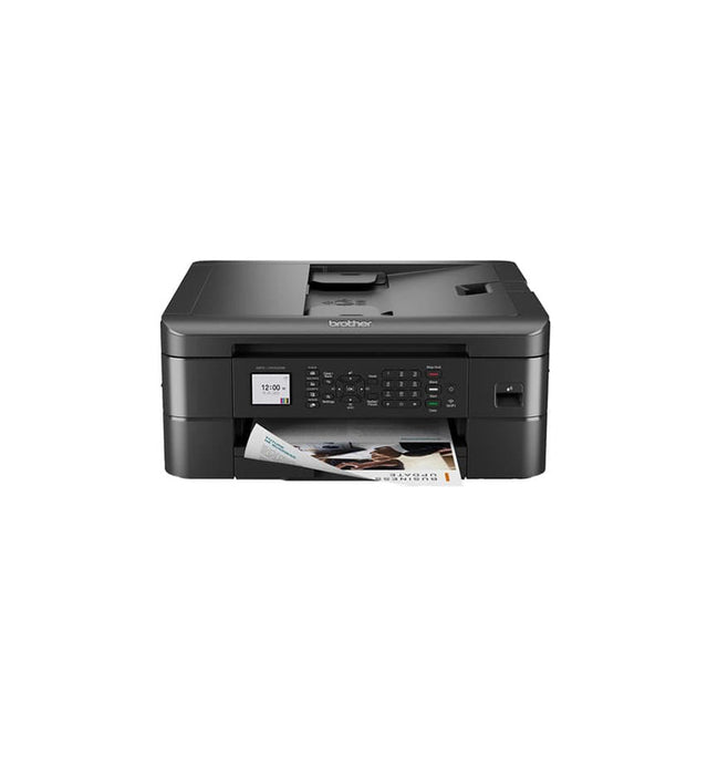 Brother 1200 x 800 dpi 17 ppm USB Wi-Fi Automatic Duplex Printing 1.8-inch LCD Display Desktop Color InkJet All-in-One Printer - MFC-J1010DW