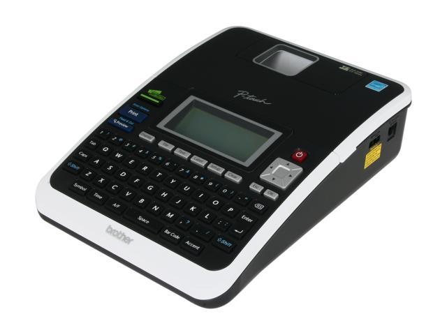 Brother 180 dpi 0.4 ips USB QWERTY-Keyboard Auto Cutter Desktop Barcode Label Printer - PT-2730