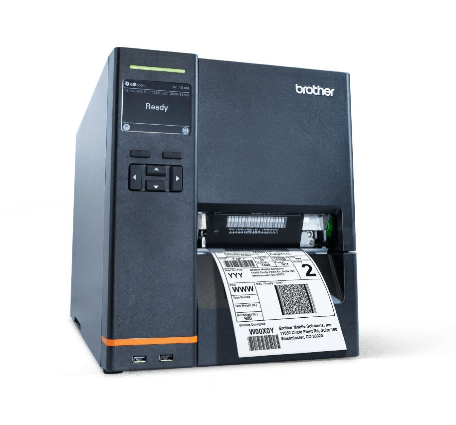 Brother 203 dpi 360ppm USB, Ethernet, RS-232 Direct Thermal Label Printer - TD-2125N